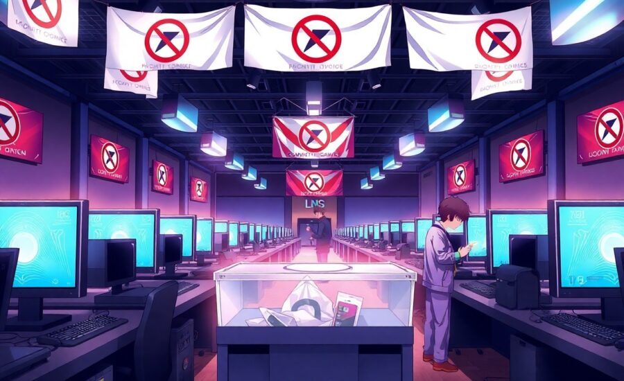 communication device restrictions during lan tournaments lwg