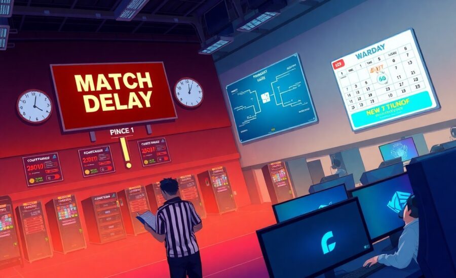 delay and rescheduling rules in esports competitions bnn
