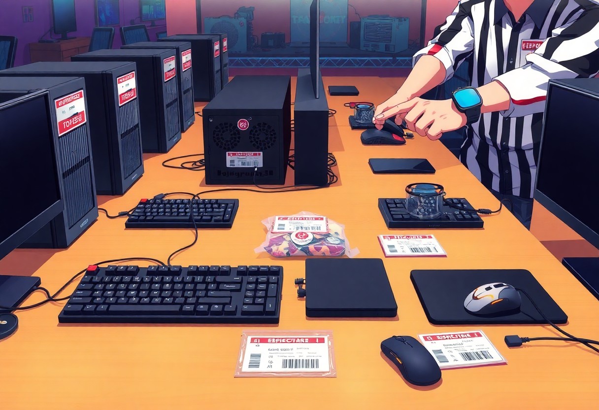 hardware and equipment regulations in esports competitions