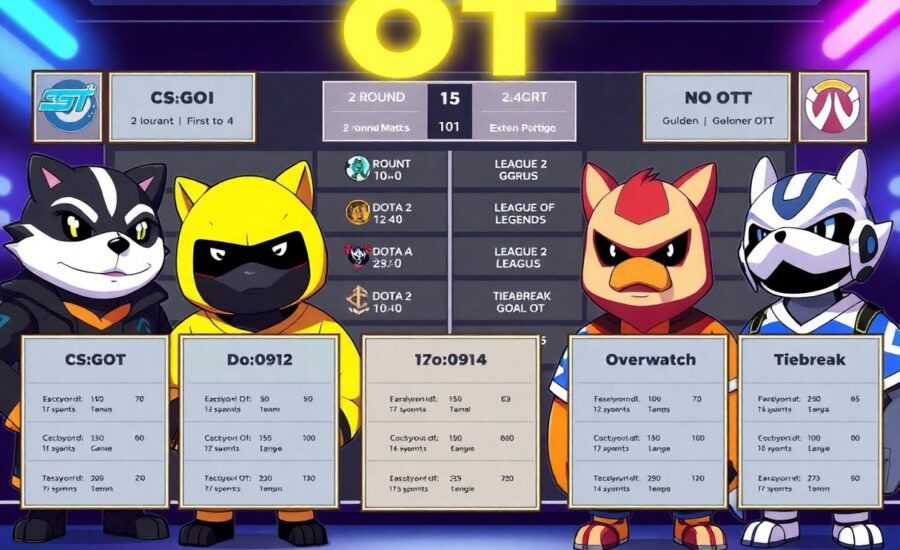 overtime rules across major esports titles compared ggp