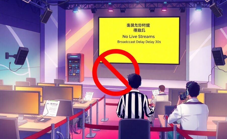 streaming restrictions during official esports matches explained bso