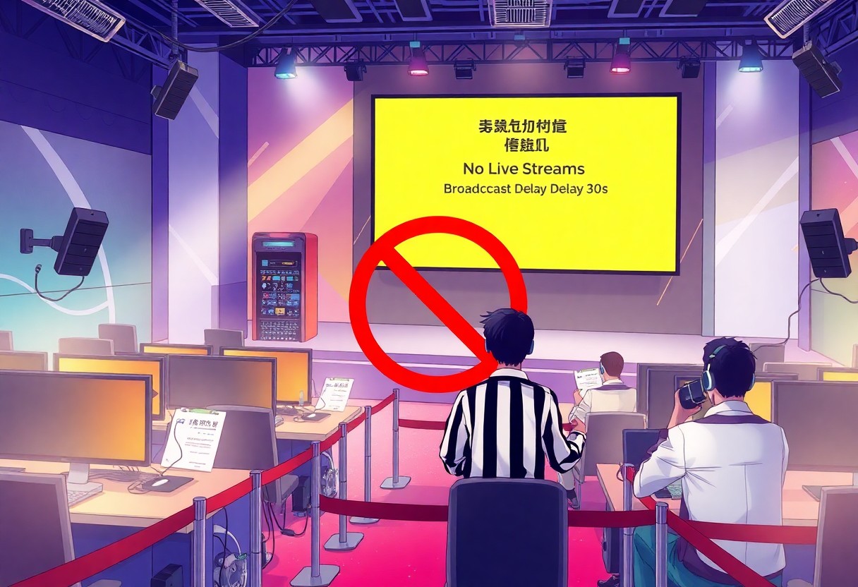Streaming restrictions during official esports matches explained