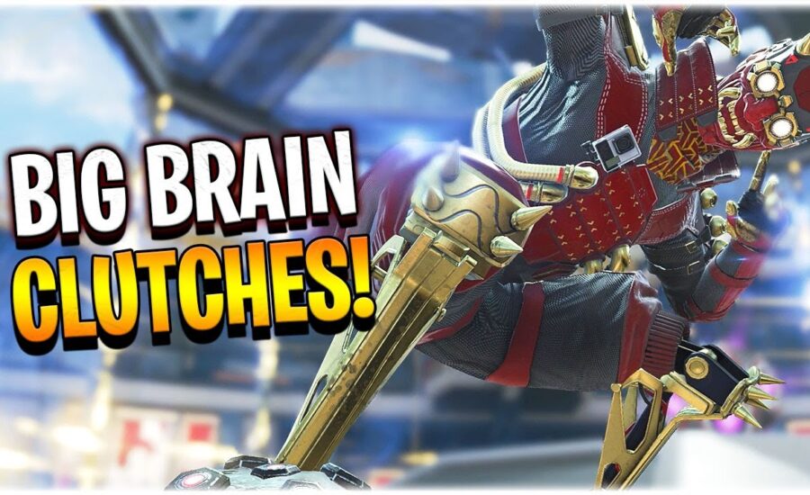 900 IQ Octane Plays + Crazy 1v3 Clutches!! (Apex Legends Season 8)