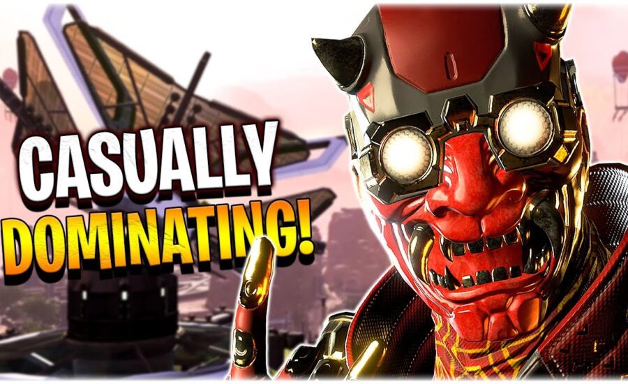 Casually DOMINATING the lobby.. (Apex Legends Season 8)