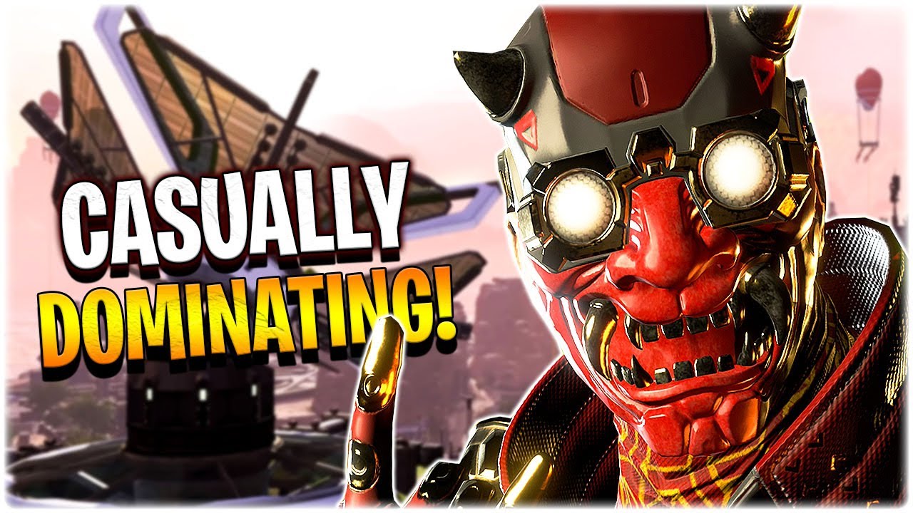 Casually DOMINATING the lobby.. (Apex Legends Season 8)