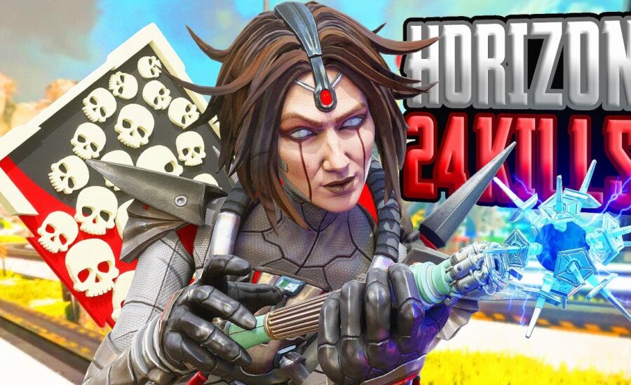 Horizon 24 KILLS and 5,300 Damage Apex Legends Gameplay Season 19