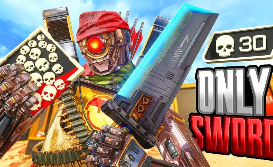 INSANE Sword 30 KILLS and 4,800 Damage Apex Legends Gameplay Season 19