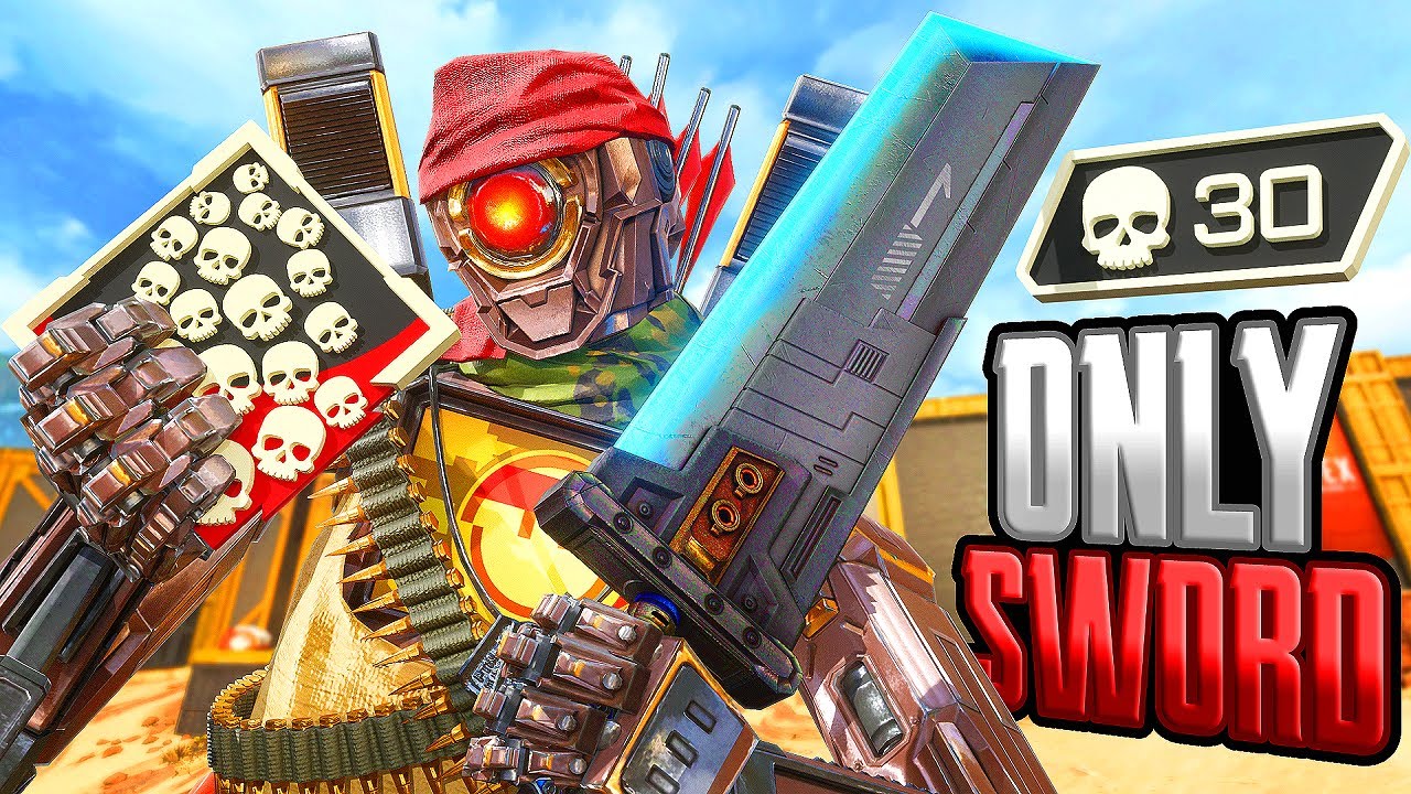 INSANE Sword 30 KILLS and 4,800 Damage Apex Legends Gameplay Season 19