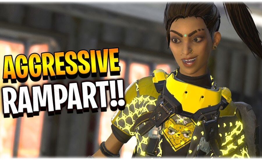 Rampart can be used as an AGGRESSIVE Legend just as much as defensive.. (Apex Legends Season 8)