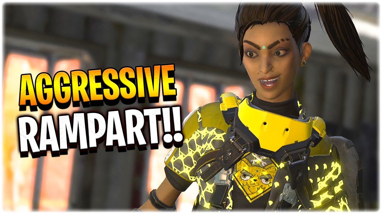 Rampart can be used as an AGGRESSIVE Legend just as much as defensive.. (Apex Legends Season 8)