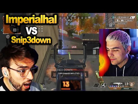TSM Imperialhal vs Snip3down in ALGS scrims!! TSM FIRST GAME WIN!!