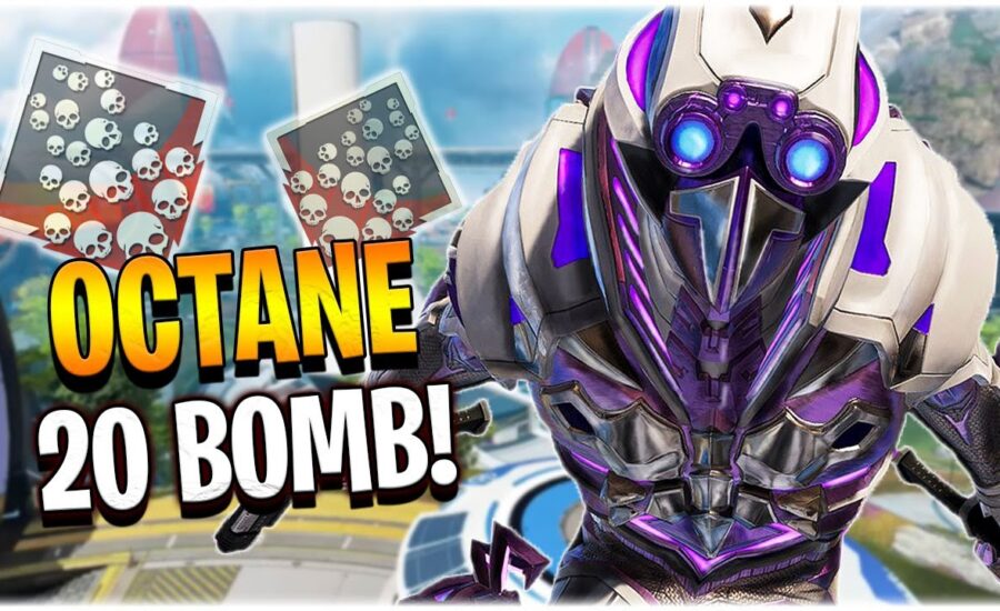 I unlocked an Heirloom and dropped a 20 bomb!! (Apex Legends Season 8)