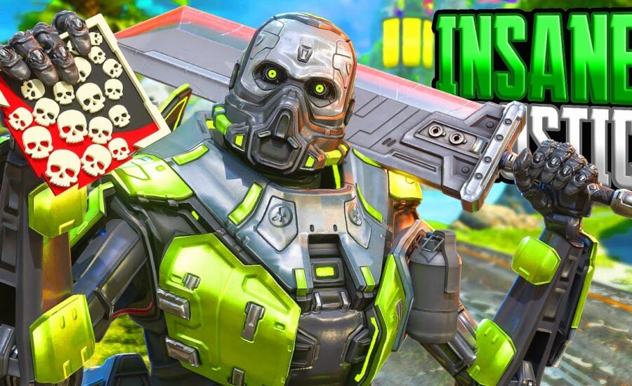 INSANE Caustic 28 KILLS and 5,600 Damage Apex Legends Gameplay Season 19
