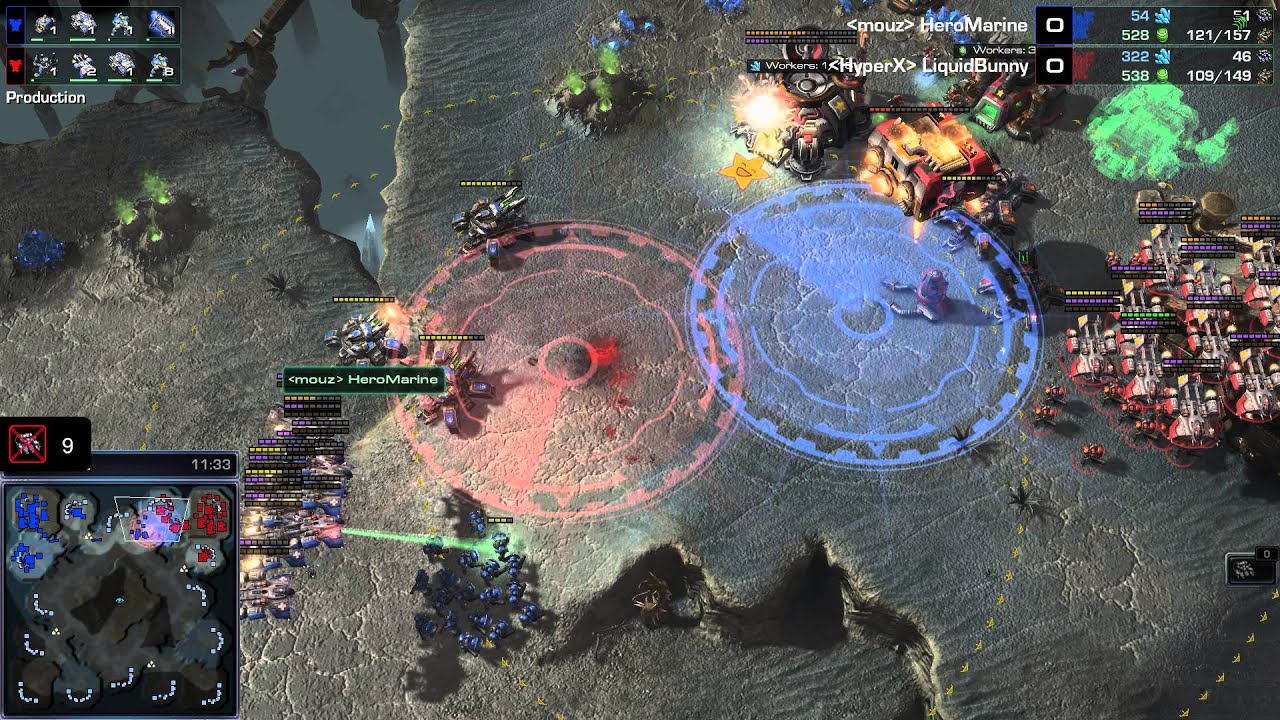 SC2 -- LOTV -- Bunny (T) v HeroMarine (T) on Lerilak Crest