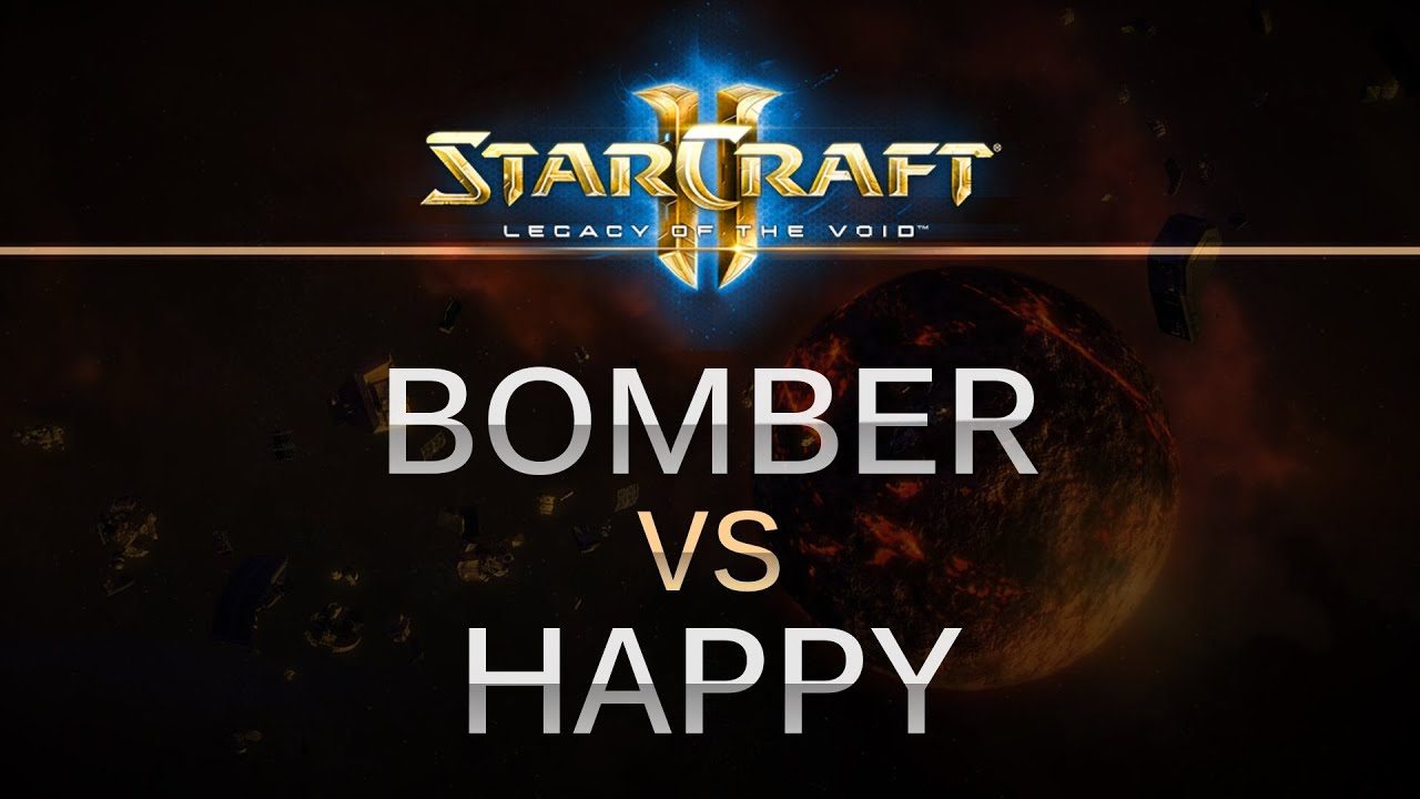 SC2 -- Legacy of the Void -- Bomber (T) v Happy (T) G2 on Dusk Towers