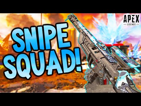SEASON 4 SNIPE SQUAD!!! Ft. Zeus and BacKoFFmyJanKz (Apex Legends)