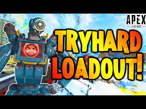 Using a TRYHARD LOADOUT! (Apex Legends)