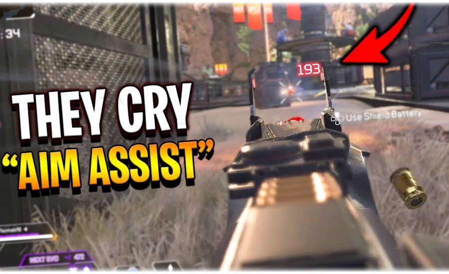 they say we are only good because of AIM ASSIST.. (Apex Legends Season 8)