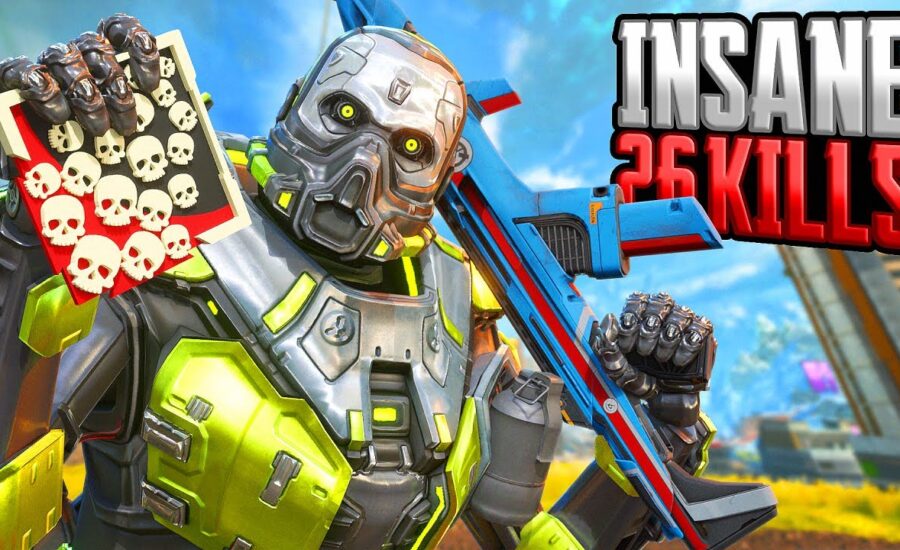 INSANE Caustic 26 KILLS and 5,400 Damage Apex Legends Gameplay Season 19 14 INSANE Caustic 26 KILLS and 5,400 Damage Apex Legends Gameplay Season 19